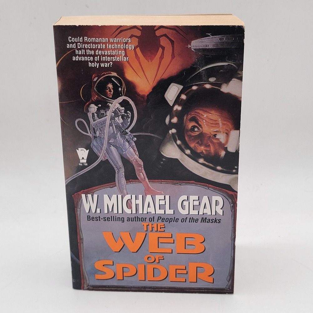 W. Michael Gear‎ The Web of Spider Paperback First Printing 1998 Sci-Fi Good